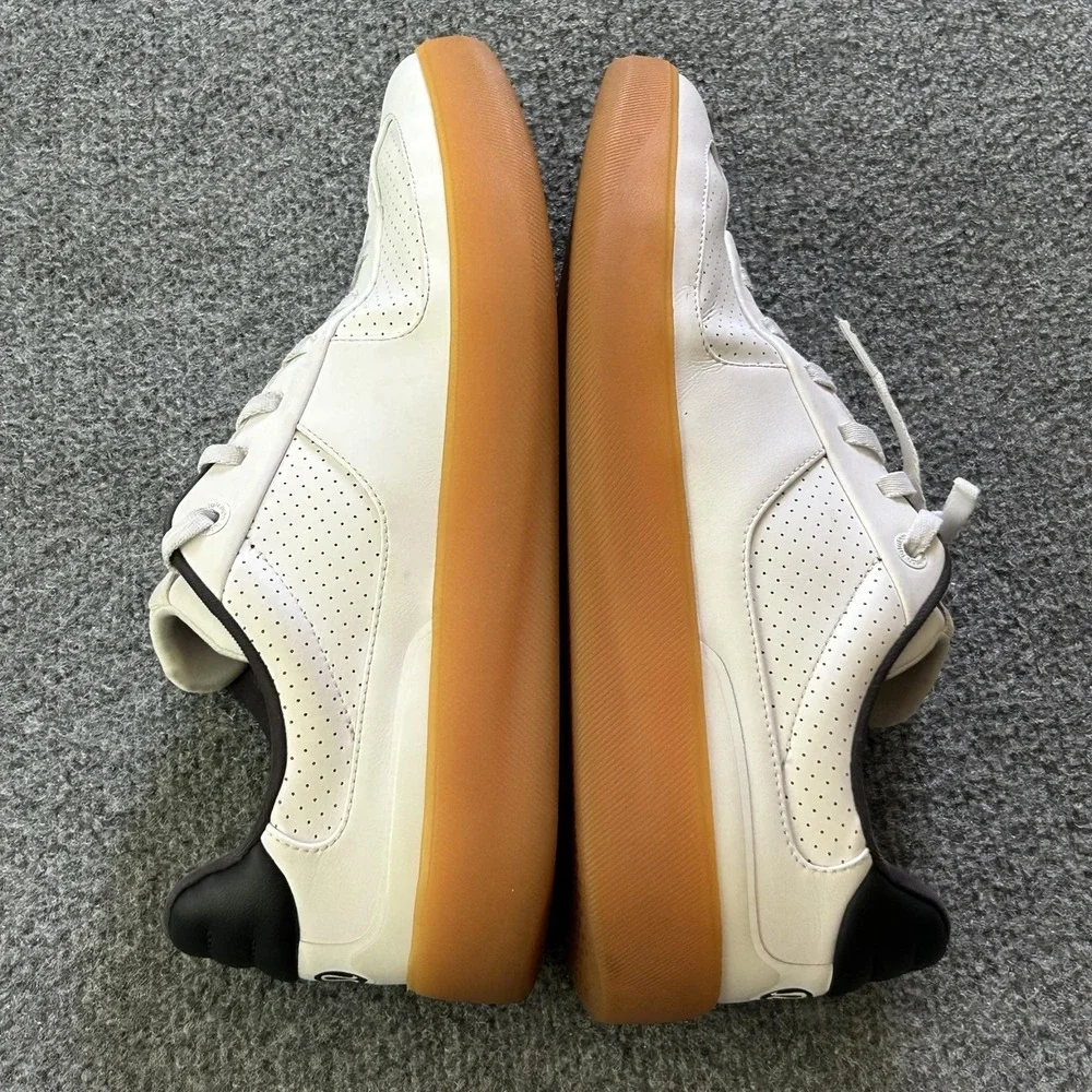 Lululemon Shoes Mens 11.5 Cityverse Perforated White Leather Gum Sneaker